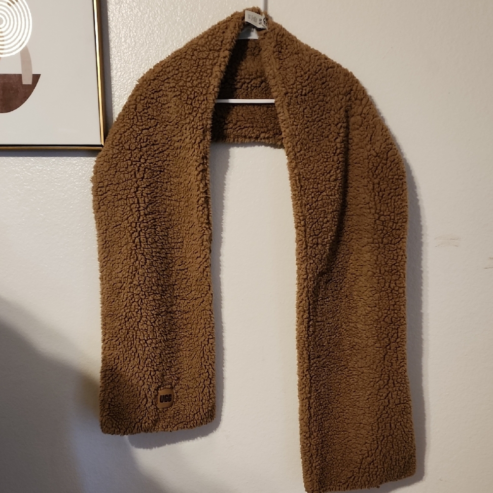 UGG Tan Sherpa Scarf